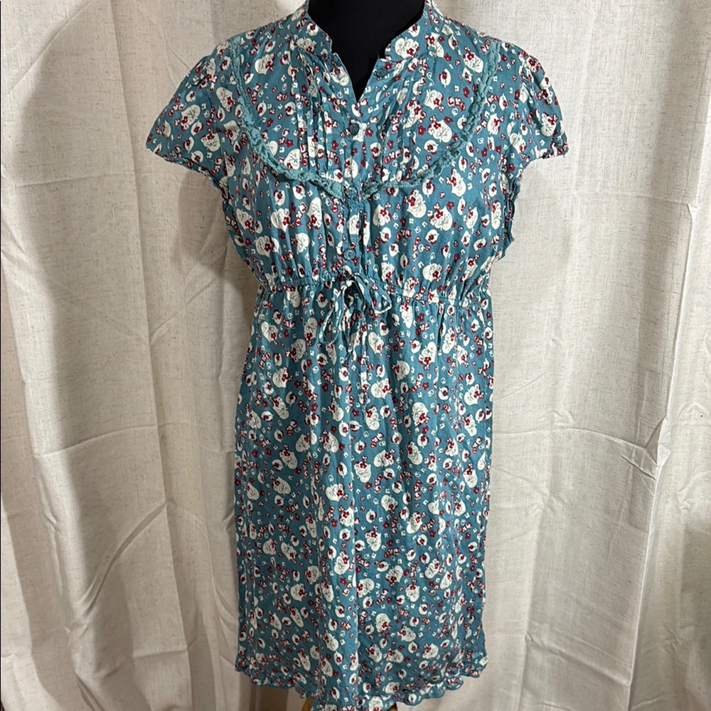 Xhilaration Blue Floral Mini Dress